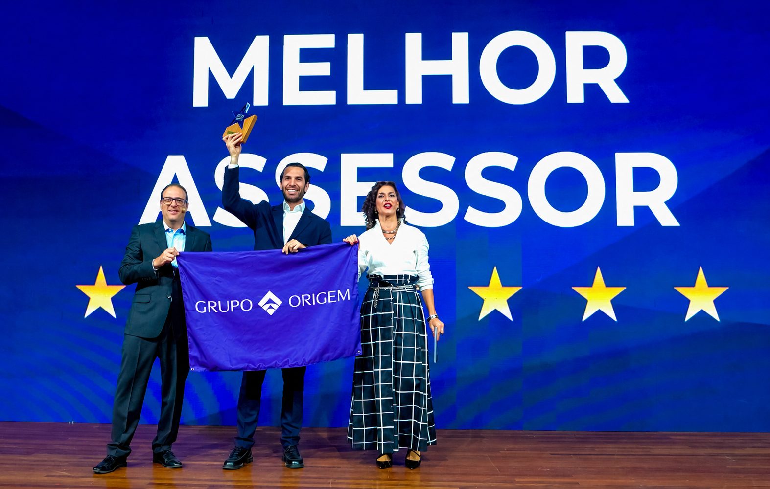 Grupo Origem na convenção Safra Invest, Melhor assessor